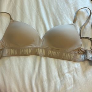 Pink bra